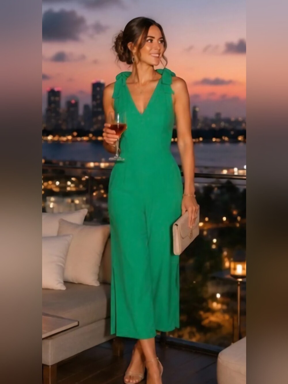 NWT LILLY PULITZER Emerald Isle Danni Jumpsuit size 10